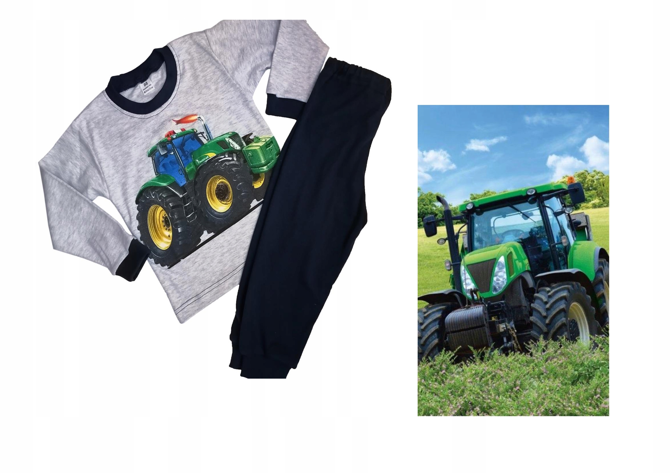 

Piżamka piżama 116 ręcznik 50 X 30 Traktor