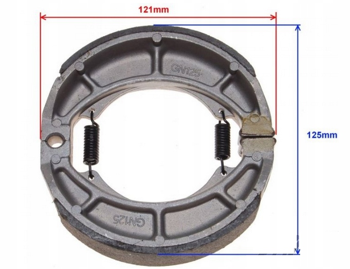 SUZUKI RG 80 GAMMA SZCZĘKI HAMULCOWE HAMULEC TYŁ Producent inny