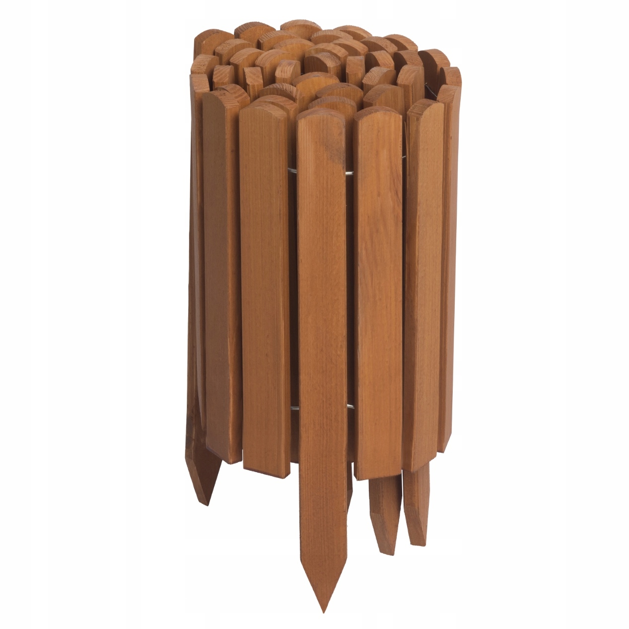 Zahradní plot Trávníkový Lem Zahradní Palisáda Dřevěná 40 x 200 cm