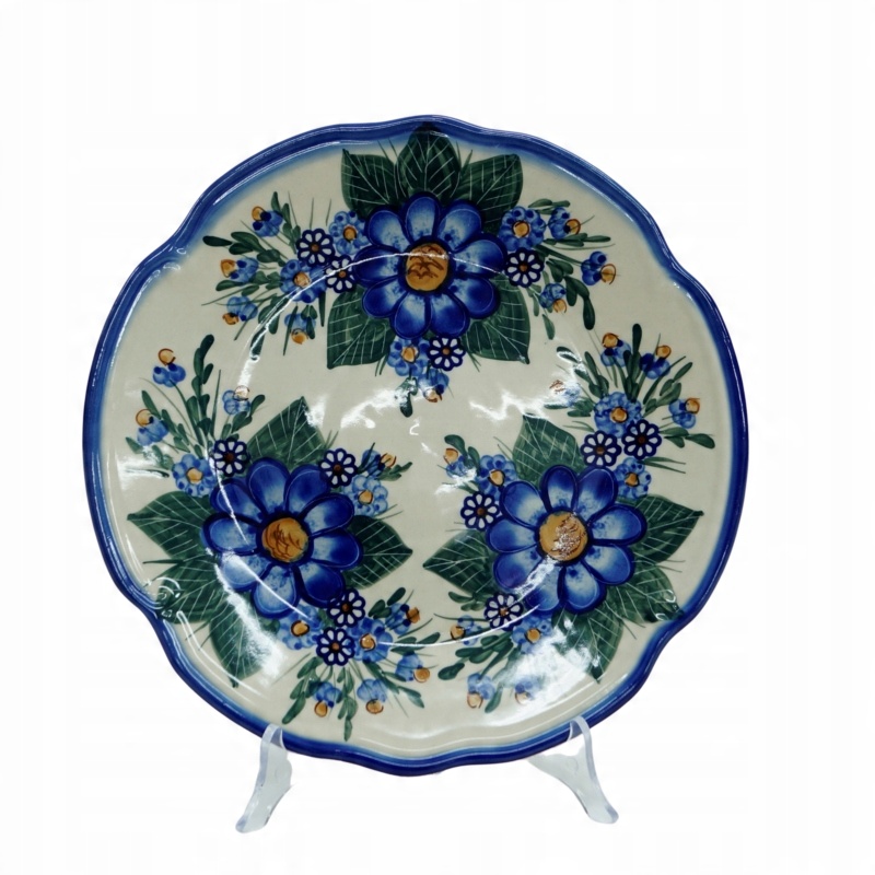 

Ceramiczny talerz obiadowy Ceramika Bolesławiec