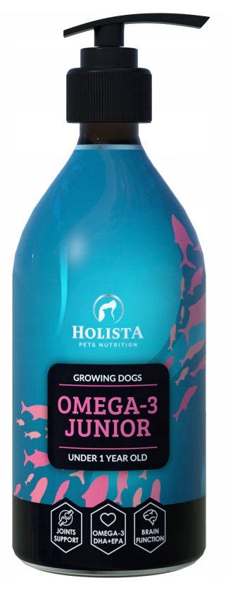 Levně Holista omega-3 olej Junior pro štěňata Zdravý Vývoj 400 ml