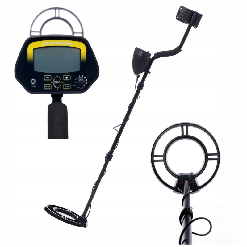 

Wykrywacz Metali Detektor Metalu LCD Czuły Wodoodp