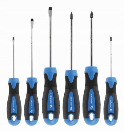 

Hogert Wkrętaki Zestaw 6 Szt Stal S2 HT1S095