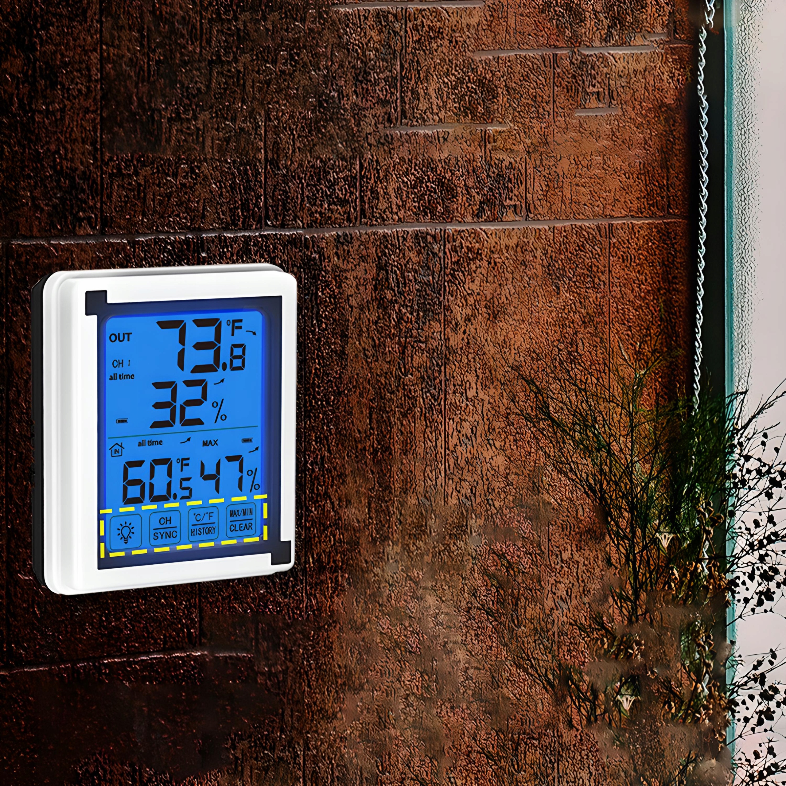 TERMOMETR CYFROWY STACJA POGODY HIGROMETR +CZUJNIK Model inny