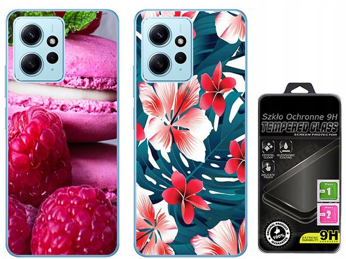 

2 X Etui Silikon do Xiaomi Redmi Note 12 4G Szkło