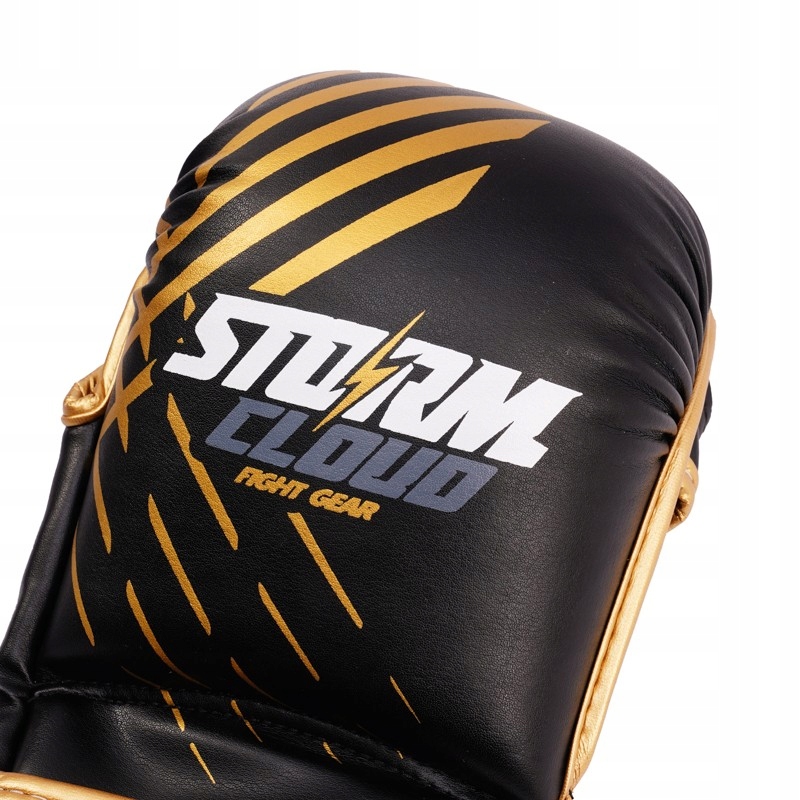 StormCloud Rękawice MMA dla dzieci Lynx Czarno/Złote Junior S Marka Storm Cloud