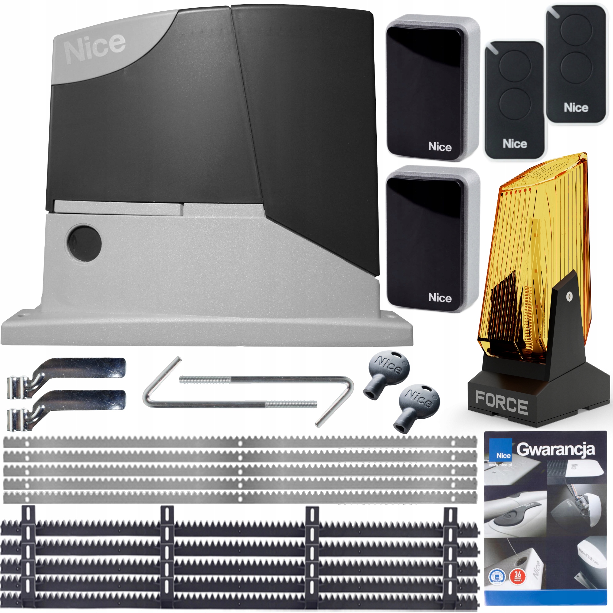 Zestaw Do Bram Nice Road 400 Listwa Lampa Led