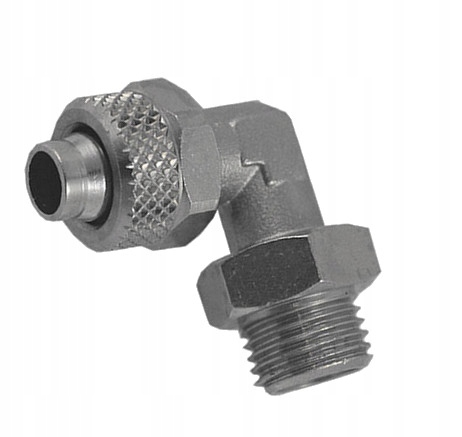 

Kolano skręcane kolanko gwint zew 1/4'' wąż 6/4