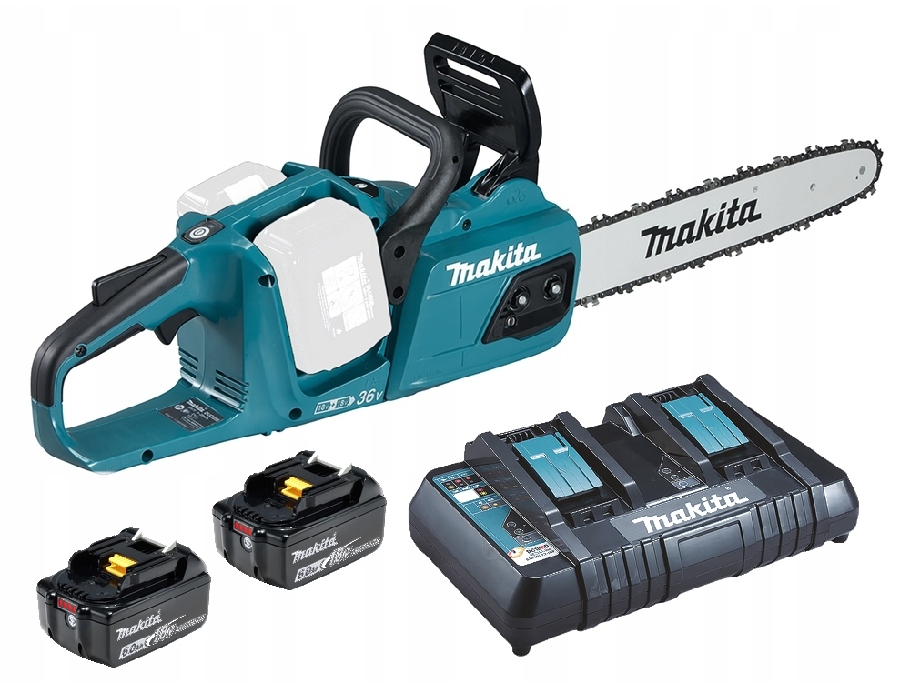 Makita Aku Piła Pilarka Łańcuchowa Lxt 2x18V 2x6Ah BL1860 DC18RD DUC355Z