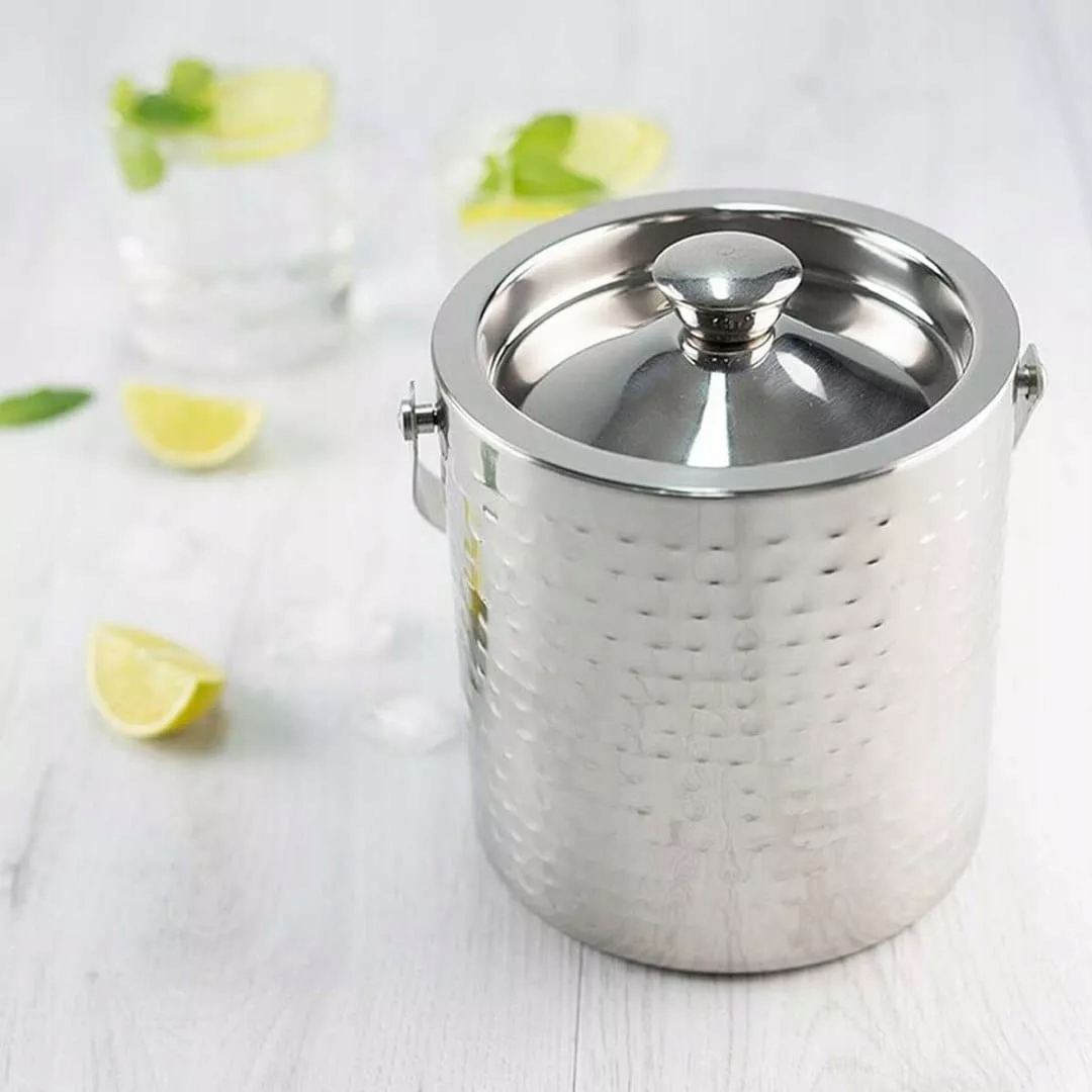 WIADERKO DO LODU SZAMPANA STALOWE COOLER 1,5L Kod producenta KH-1503