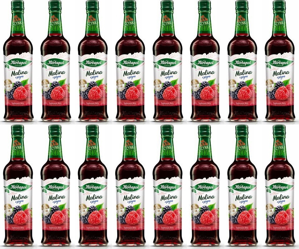 Syrop Herbapol malina z jeżyną 420 ml x 16 szt