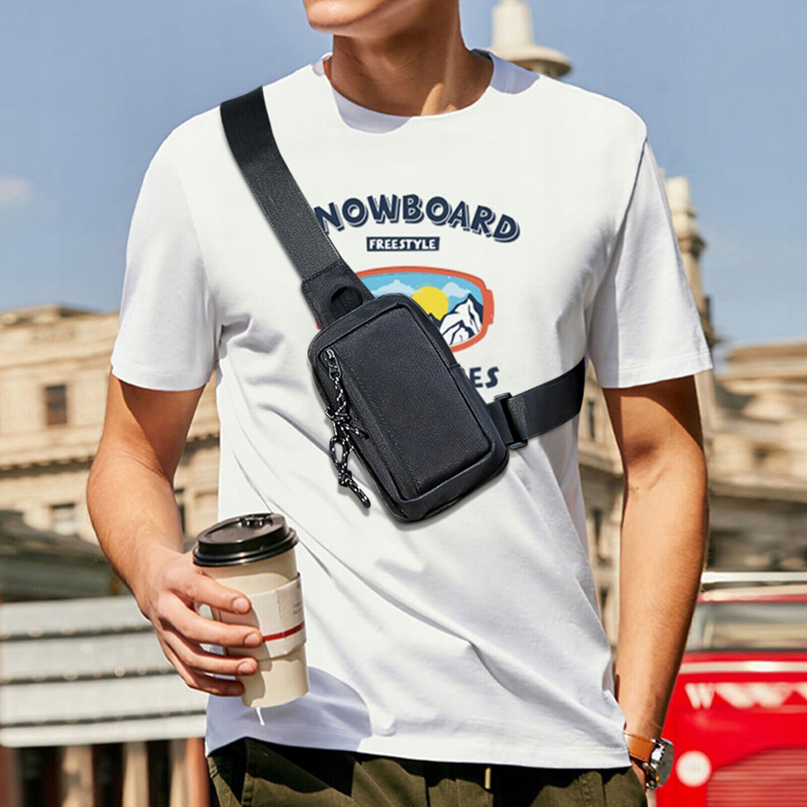 PLECAK MAŁY SASZETKA MIEJSKA TOREBKA NA RAMIĘ TORBA NA KLATKĘ PIERSIOWĄ Rodzaj biodrowa