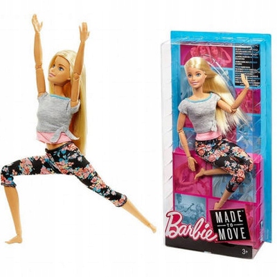 Barbie Made To Move Lalka dla Dziewczynki Mix