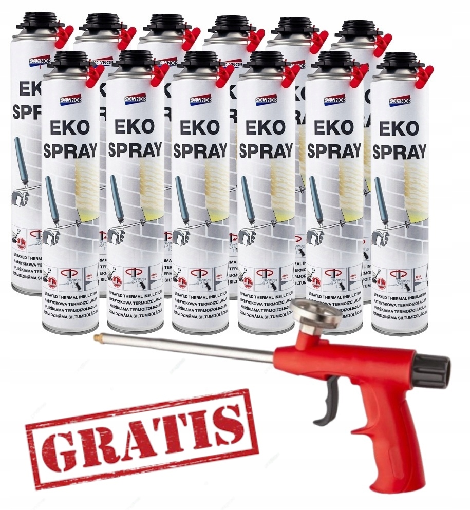 Polynor Eko izolácia striekacia pena pur Zateplenie Garáže Darček