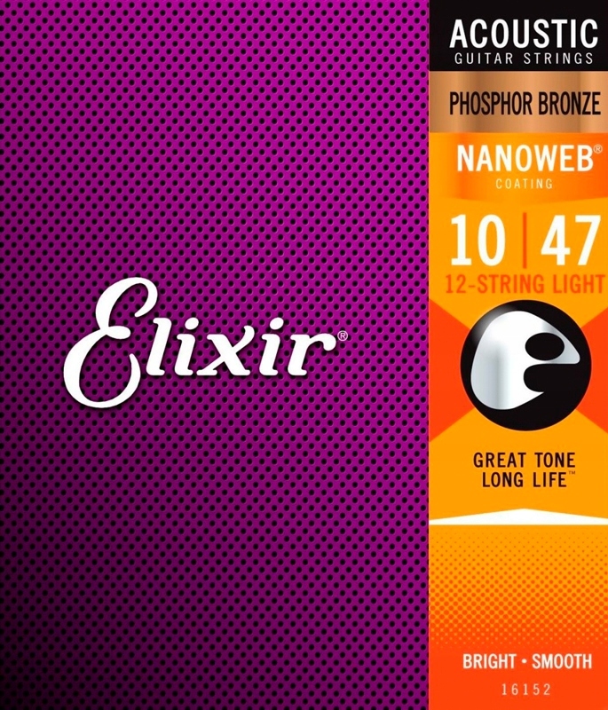Struny Elixir 16152 (10-47) Struny pro akustickou kytaru