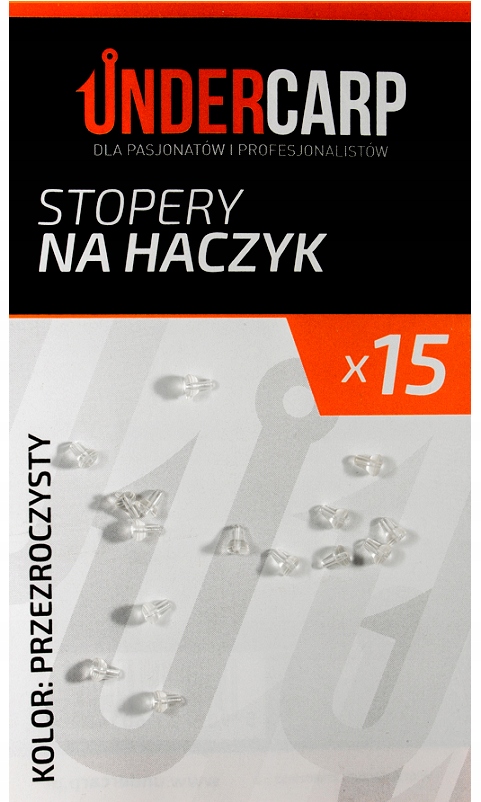 UnderCarp Stopery na haczyk 15szt.