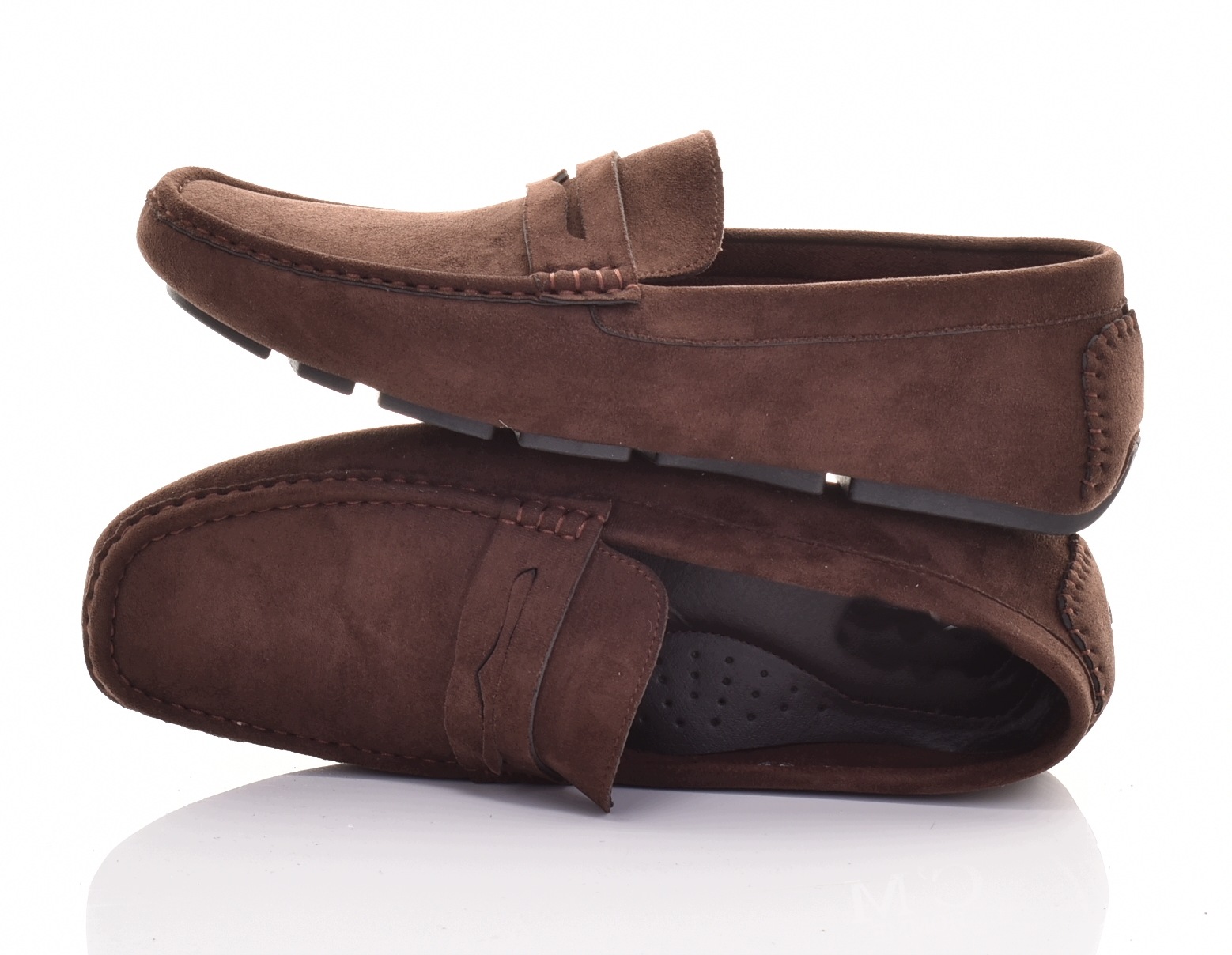 Pánské Mokasíny Nazouvací Ekosemiš Elegantní Klasické Casual