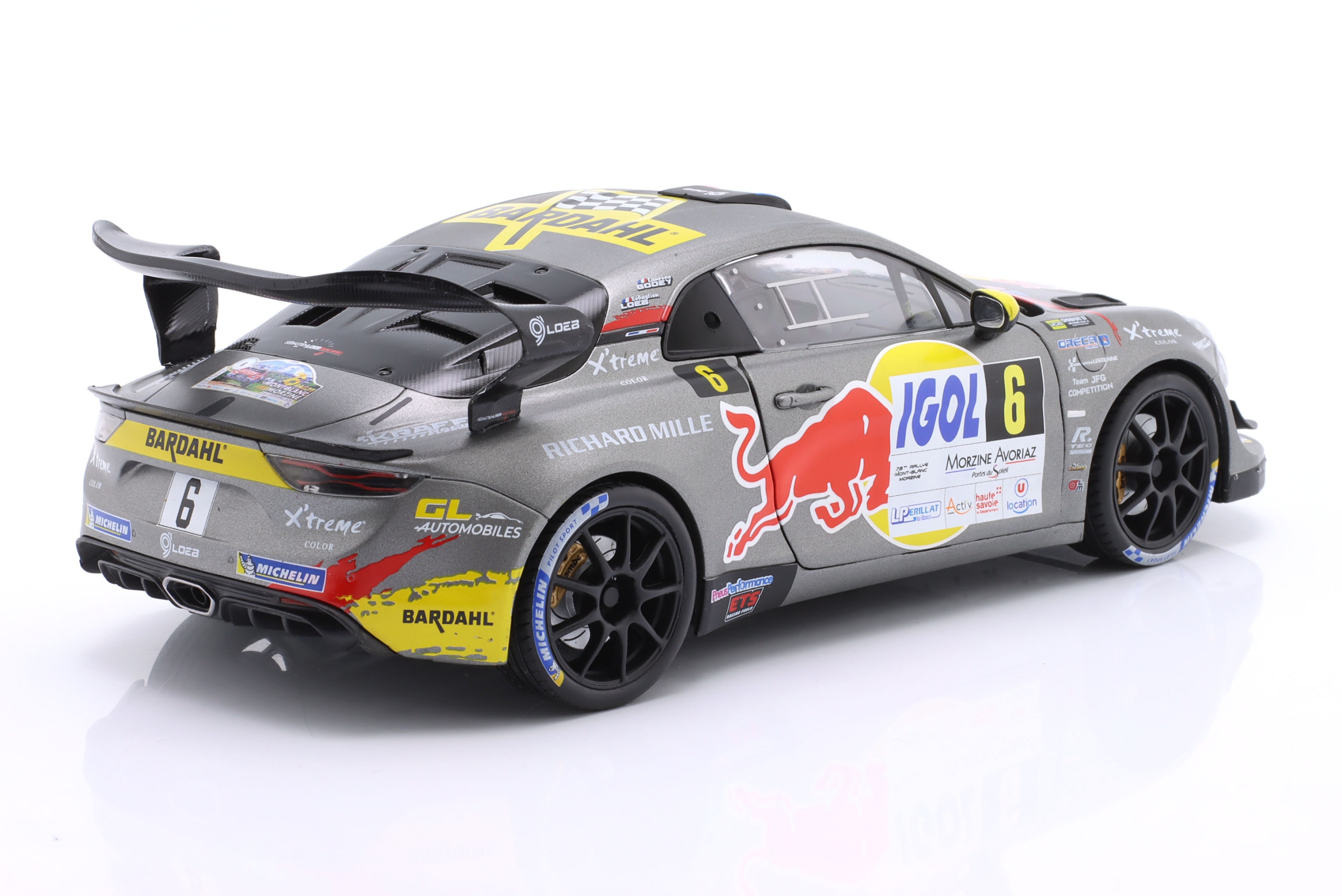 SOLIDO ALPINE A110 RGT+ #6 S.Loeb Rallye Du Mont Blanc 2024 1:18 Model ALPINE A110 RGT