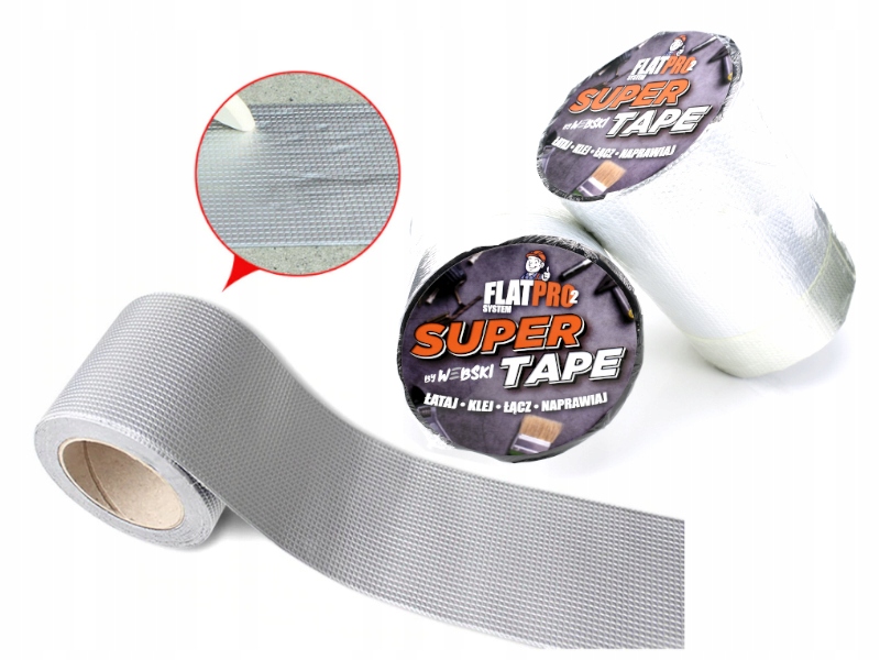 Silná a odolná opravná páska 200 mm pro dřevo z Betonu z plastu kamene