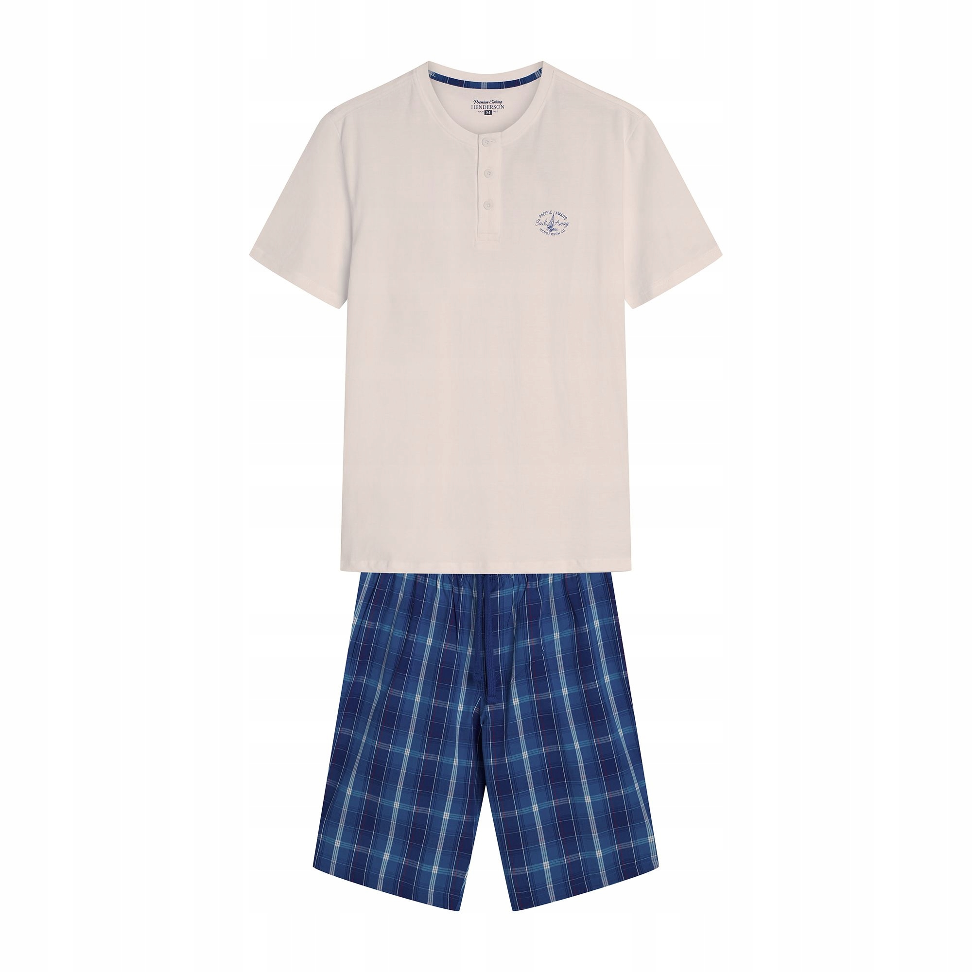 Pyžamo Dock Henderson bílé 2XL