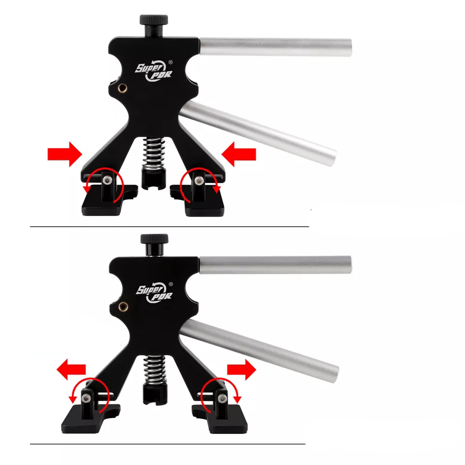 ZESTAW PDR WYCIĄGANIE USUWANIE WGNIECEŃ KAROSERII Elementy zestawu puller grzybki