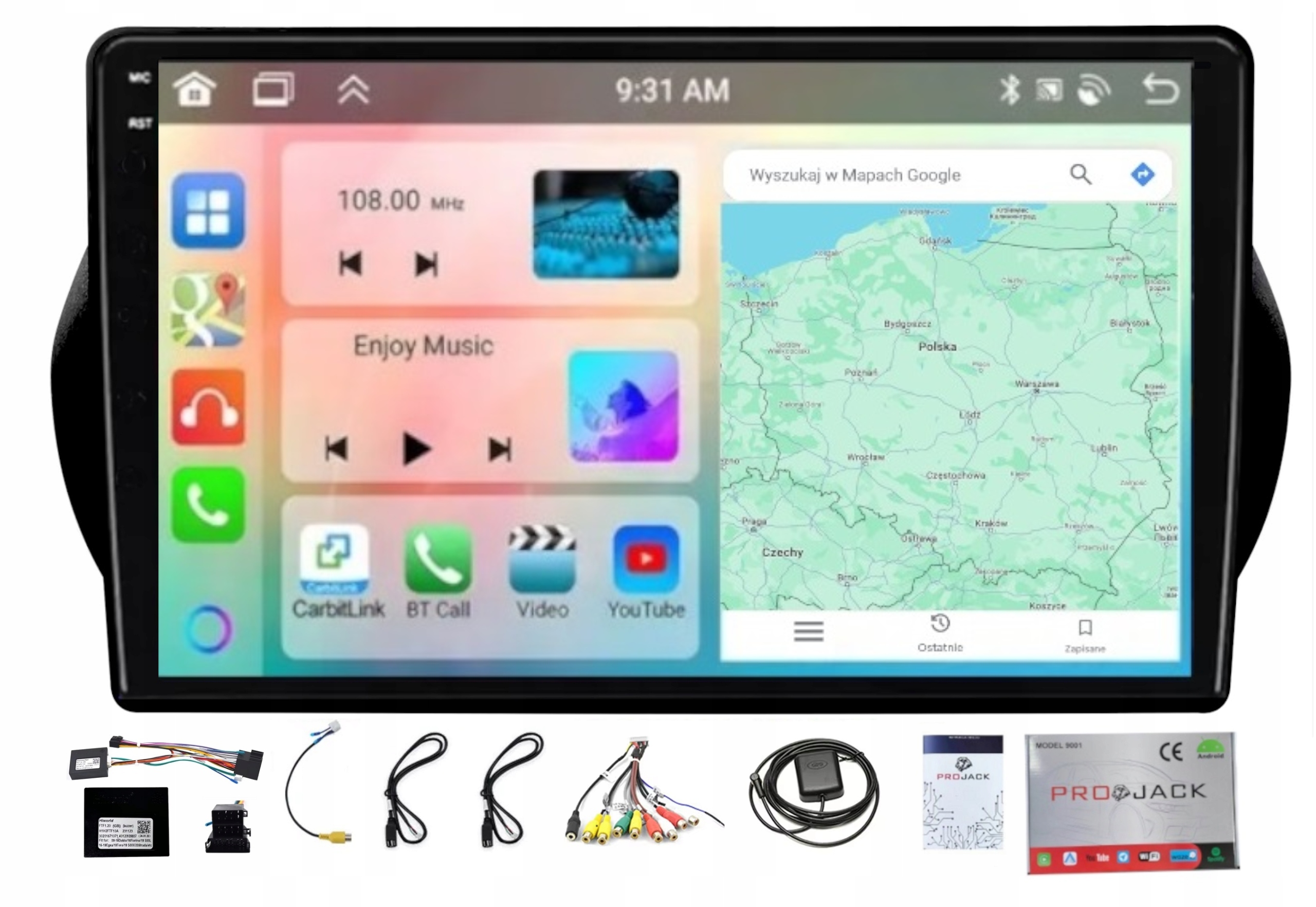 Rádio Navigácia Gps Android Fiat Fiorino 2008-2017 Carplay Wifi 4GB 64GB