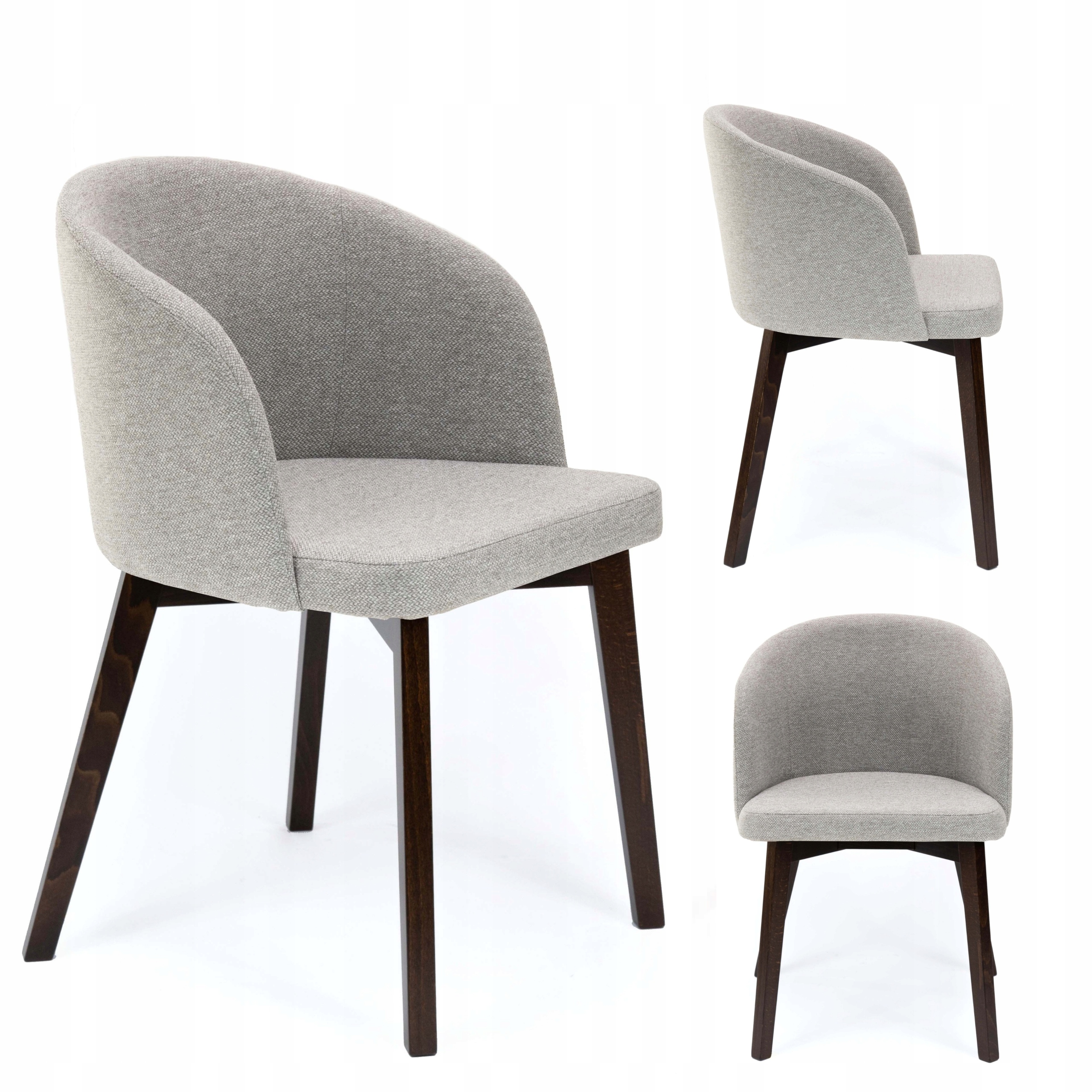 Moderní židle do obývacího pokoje Kancelář Jídelna Výjimečný design BELLUNO2 ořech