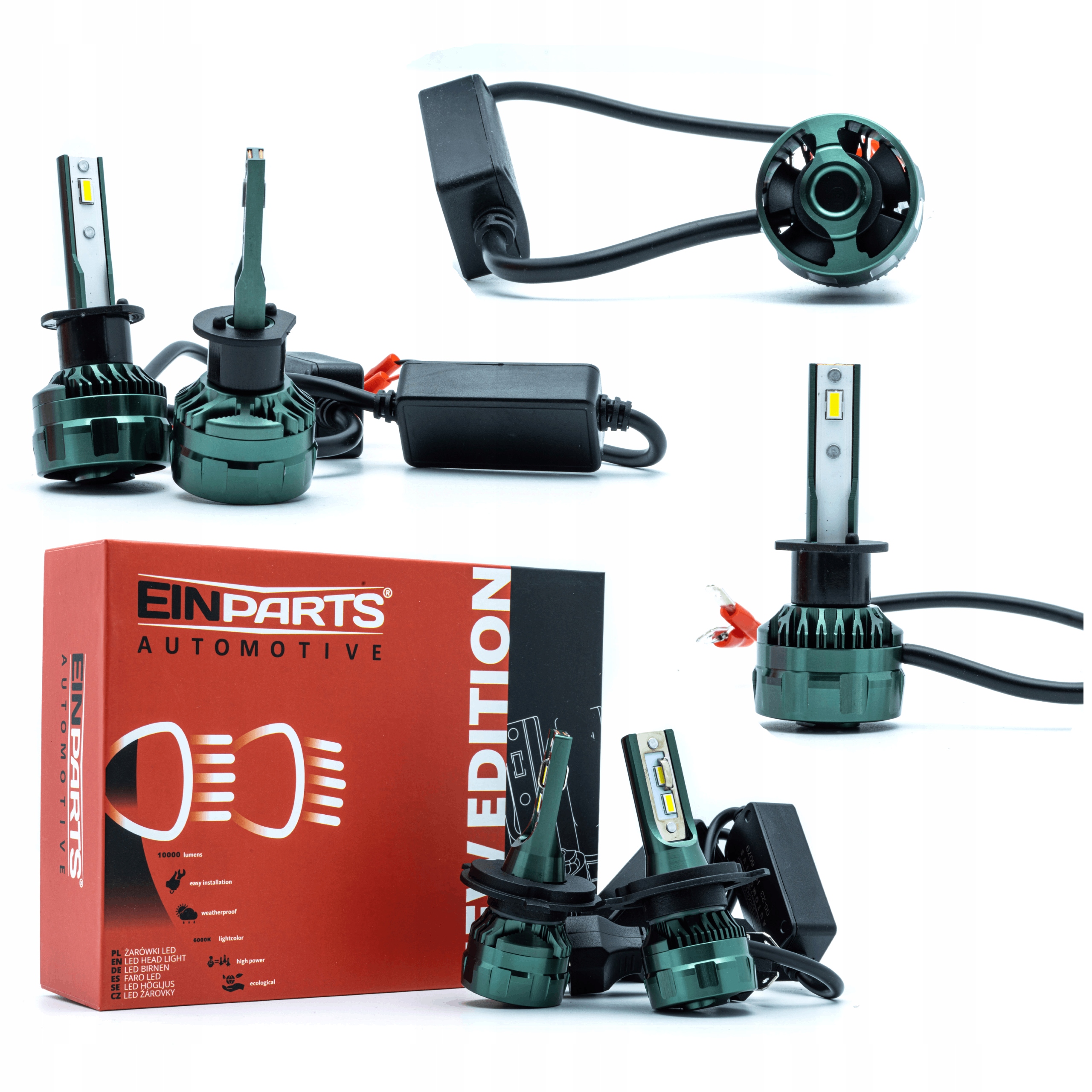 Žiarovky H4 Flip Čip Led V2 6000K 12/24V Canbus