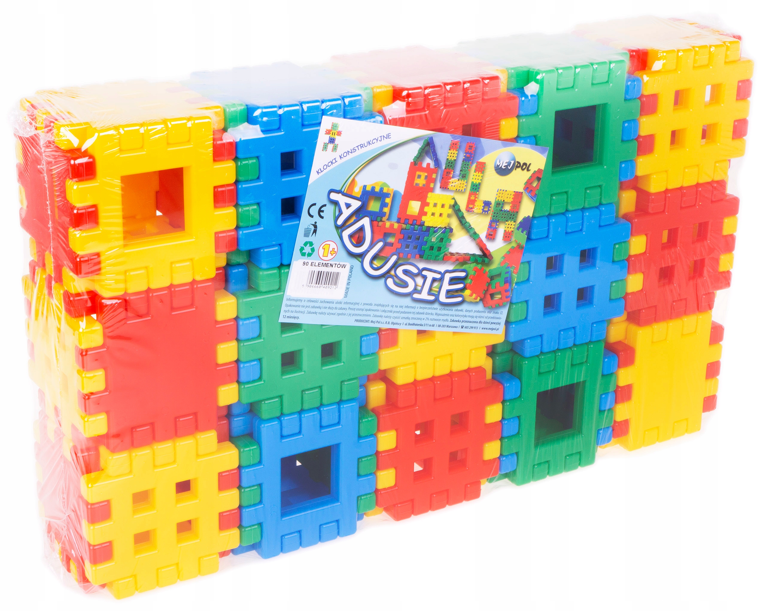 ÉPÍTŐKOCKÁK ADUSIE TÉRBELI OSTYA 90 DB-OS