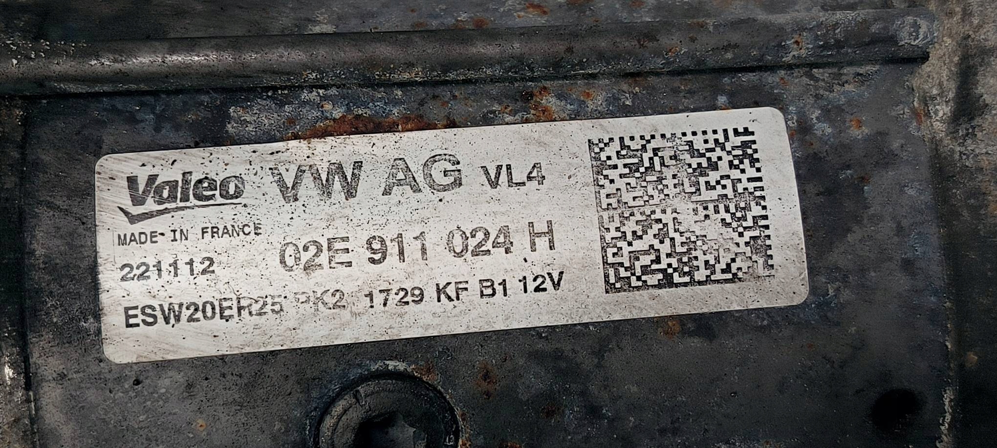 starter 02E911024H 2.0 TDI VOLKSWAGEN PASSAT CC