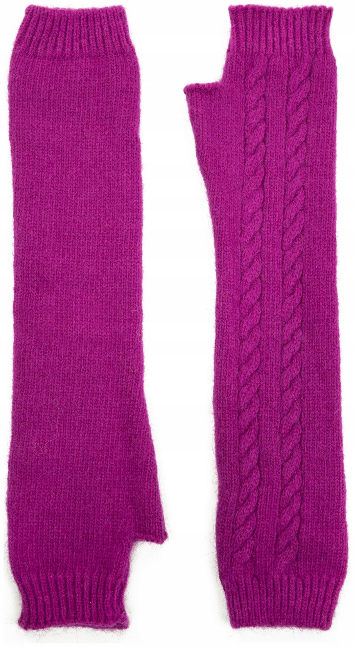 Rękawiczki mitenki Sundance - długie, ciepłe Fuksja