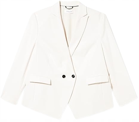 Gerry Weber Bílá Sako Pro Ženy S Dvouřadým Zapínáním 46 Jye