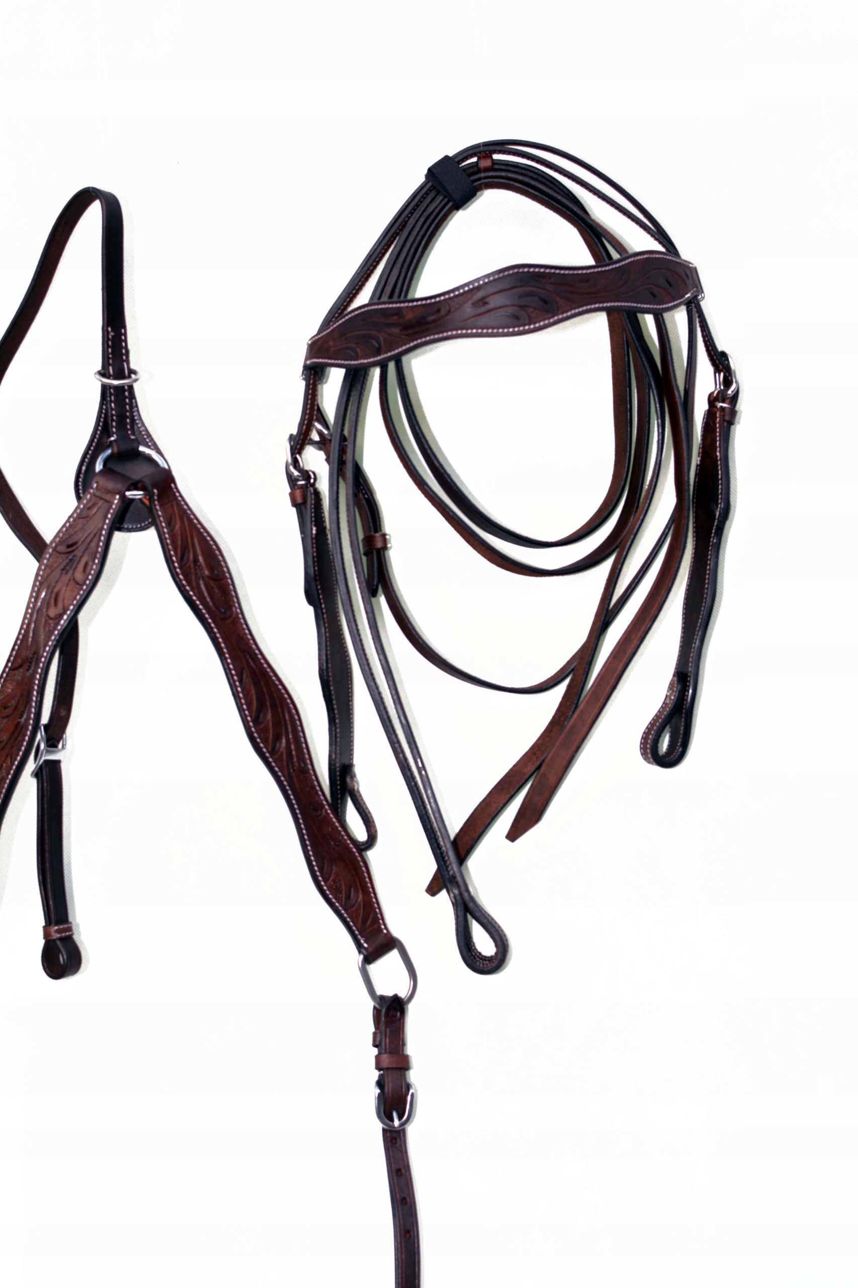 OGŁOWIE WESTERN Z USA+ WODZE+NAPIERŚNIK ROZ. Full Rozmiar 3 (full)