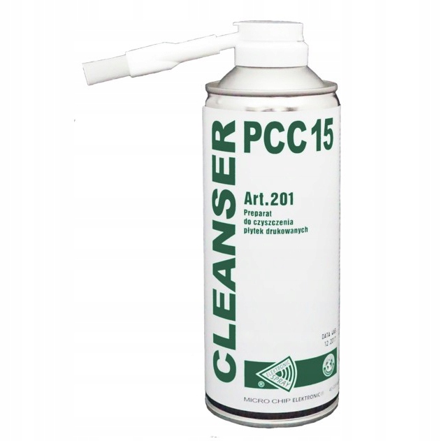 

Cleanser Pcc 15 400ML Do Czyszczenia Pcb Lutowanie