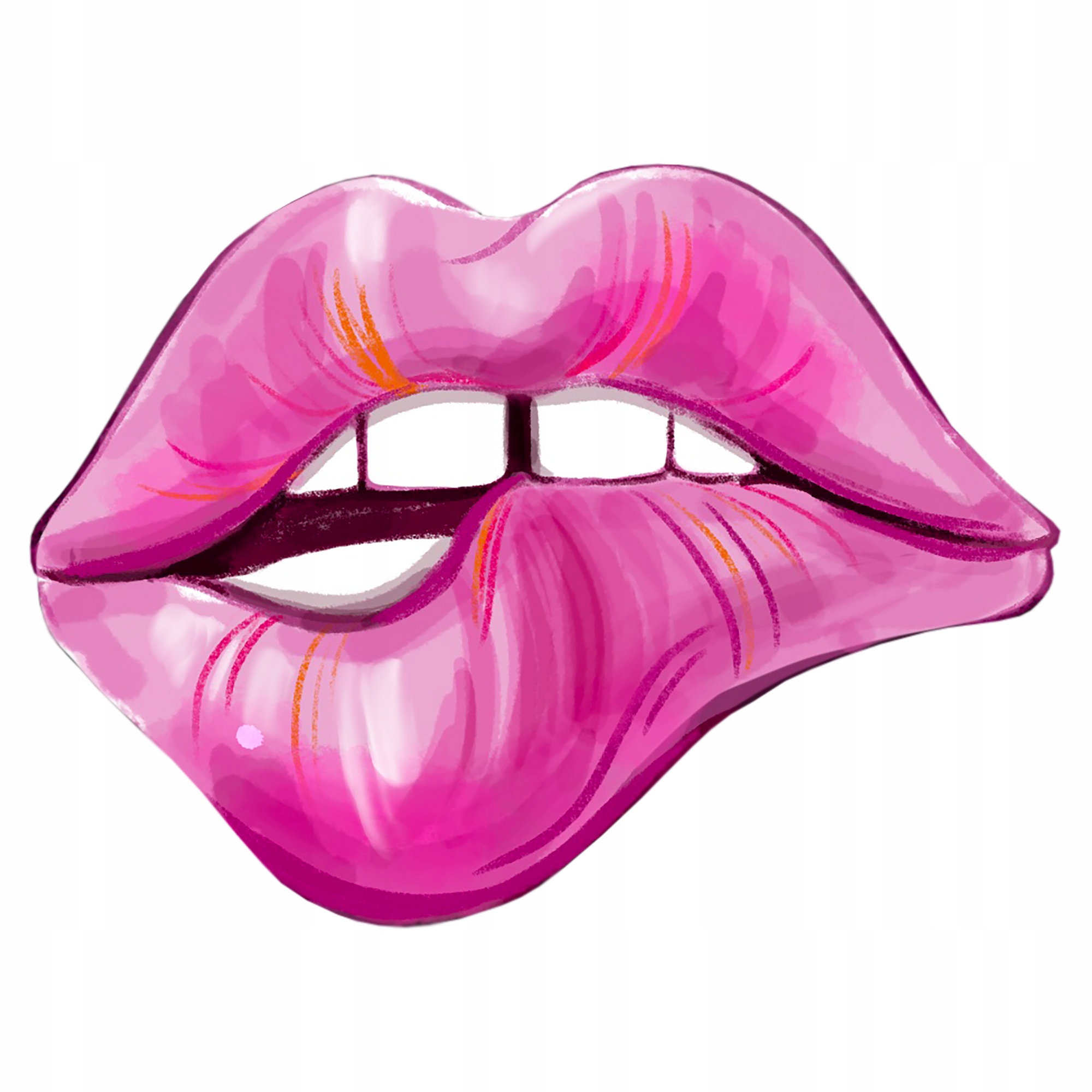 

Naprasowanka Usta Naklejka Na Odzież 15