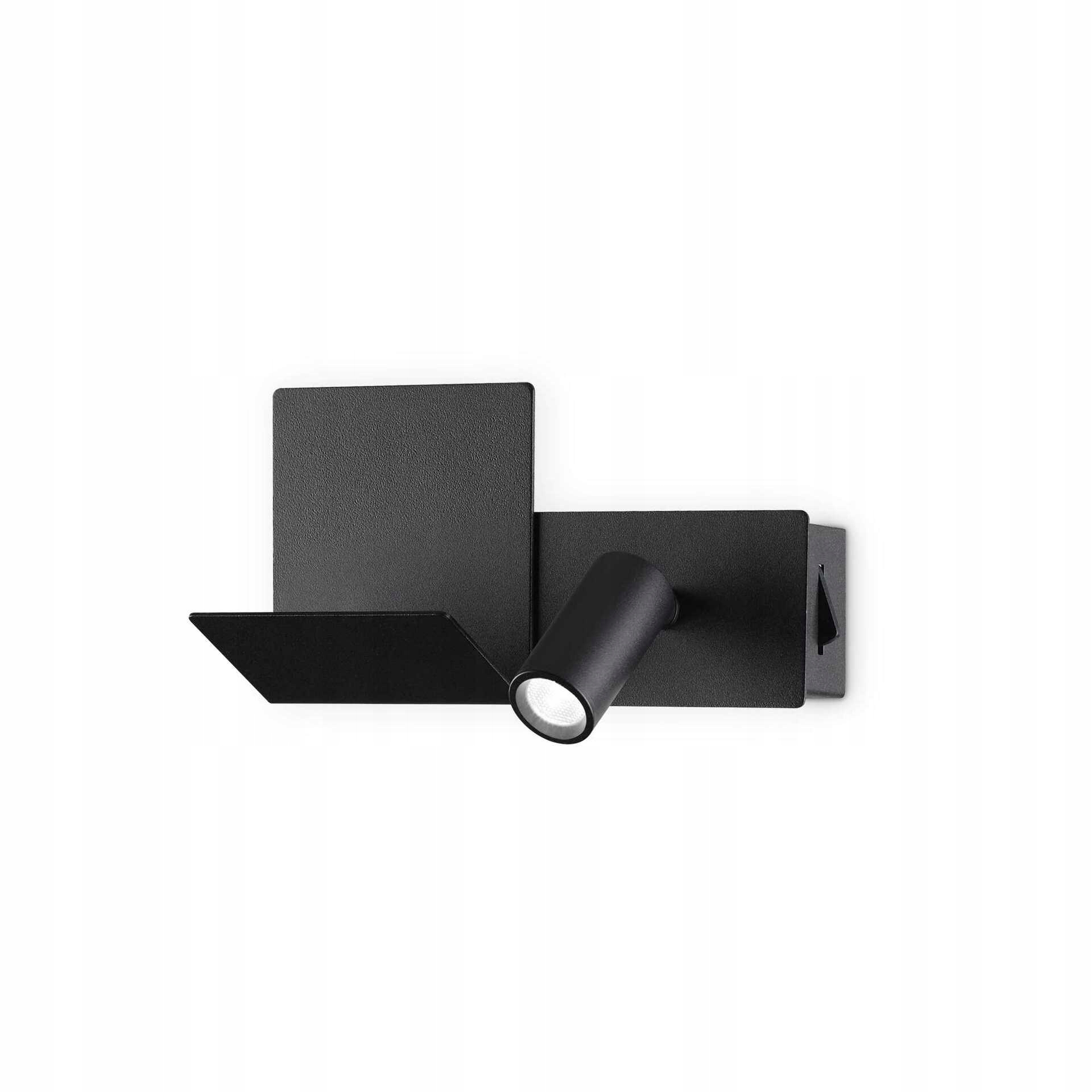 Nástenné bodové svietidlo Ideal Lux Komodo-2 čierne Led 4,5 W 3000K