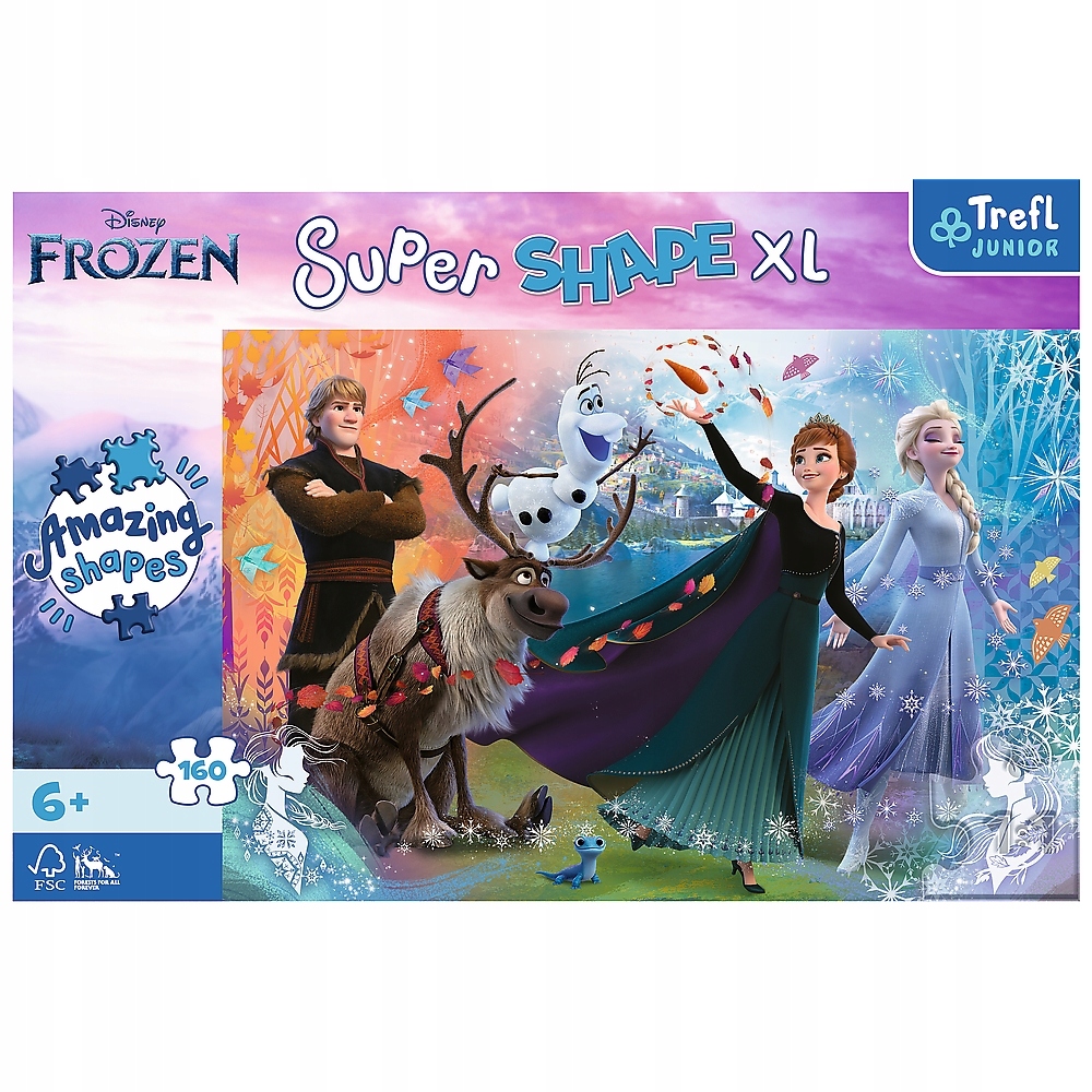 

Trefl Junior, 160 XL Shape Disney Frozen