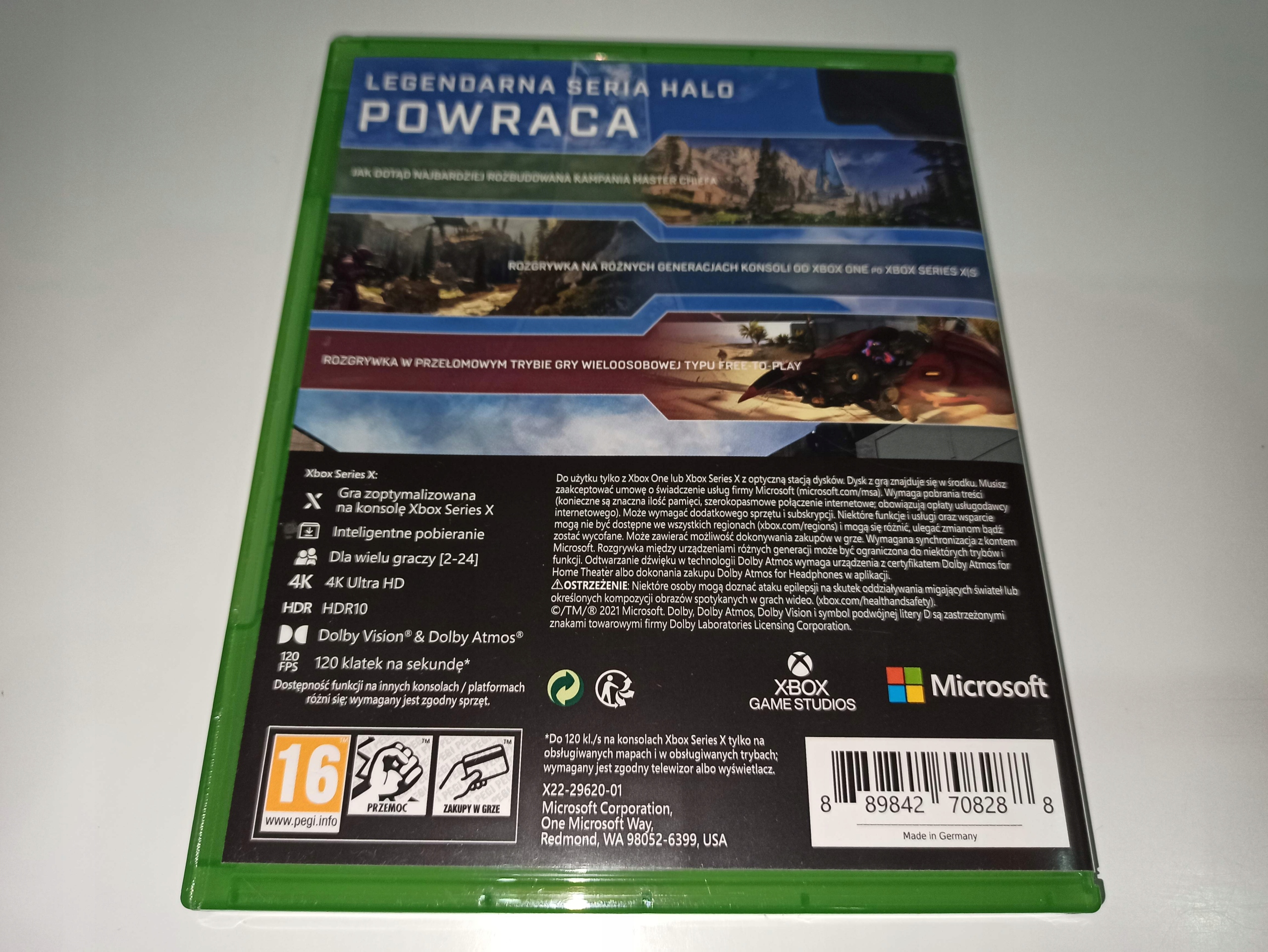 HALO INFINITE po polsku strzelanka polska okładka EAN (GTIN) 889842708288