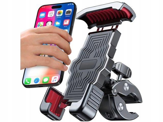 Uchwyt Na Telefon Rower Motocykl Regulowany 360° Mocny Na Kierownicę