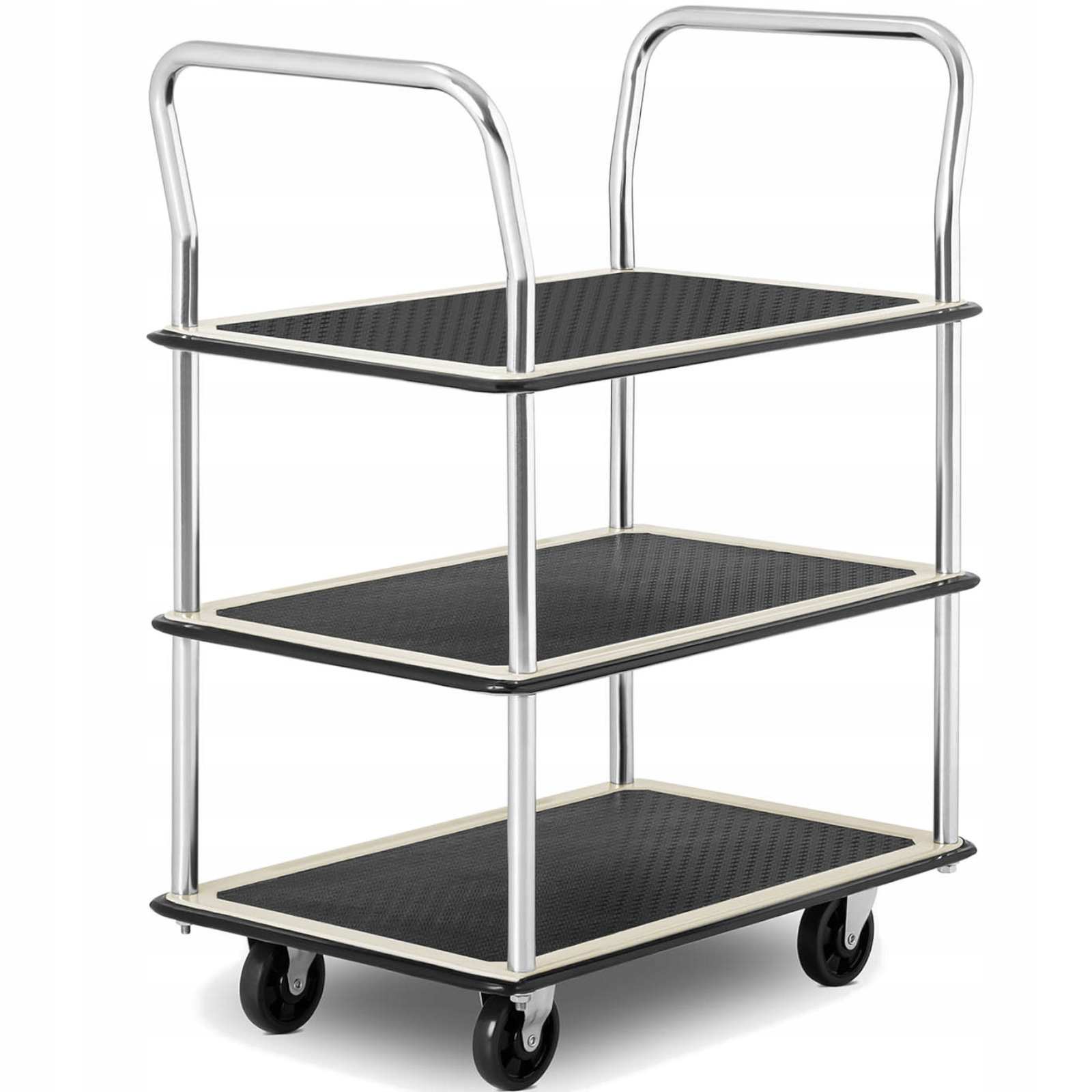 Přepravní Polní Vozík S Třípolicovými Držadly, Odolný A Pevný