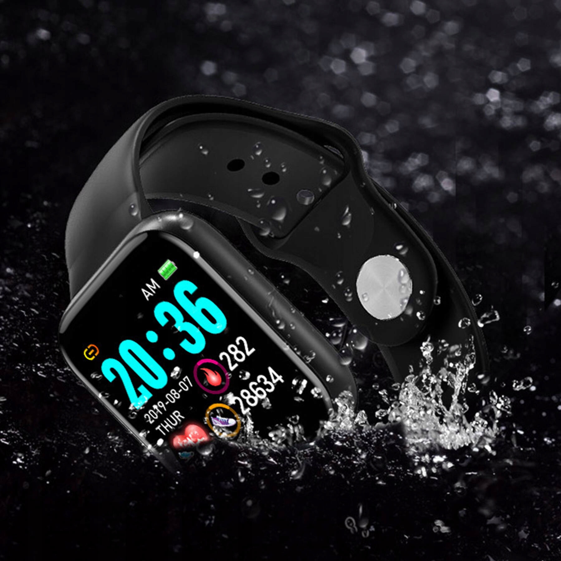 SMARTWATCH DAMSKI ZEGAREK SPORTOWY SMART WATCH TRYBY PRACY Nawigacja nie