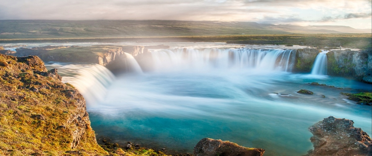 

Fototapeta Flizelinowa Wodospad Godafoss 250x104