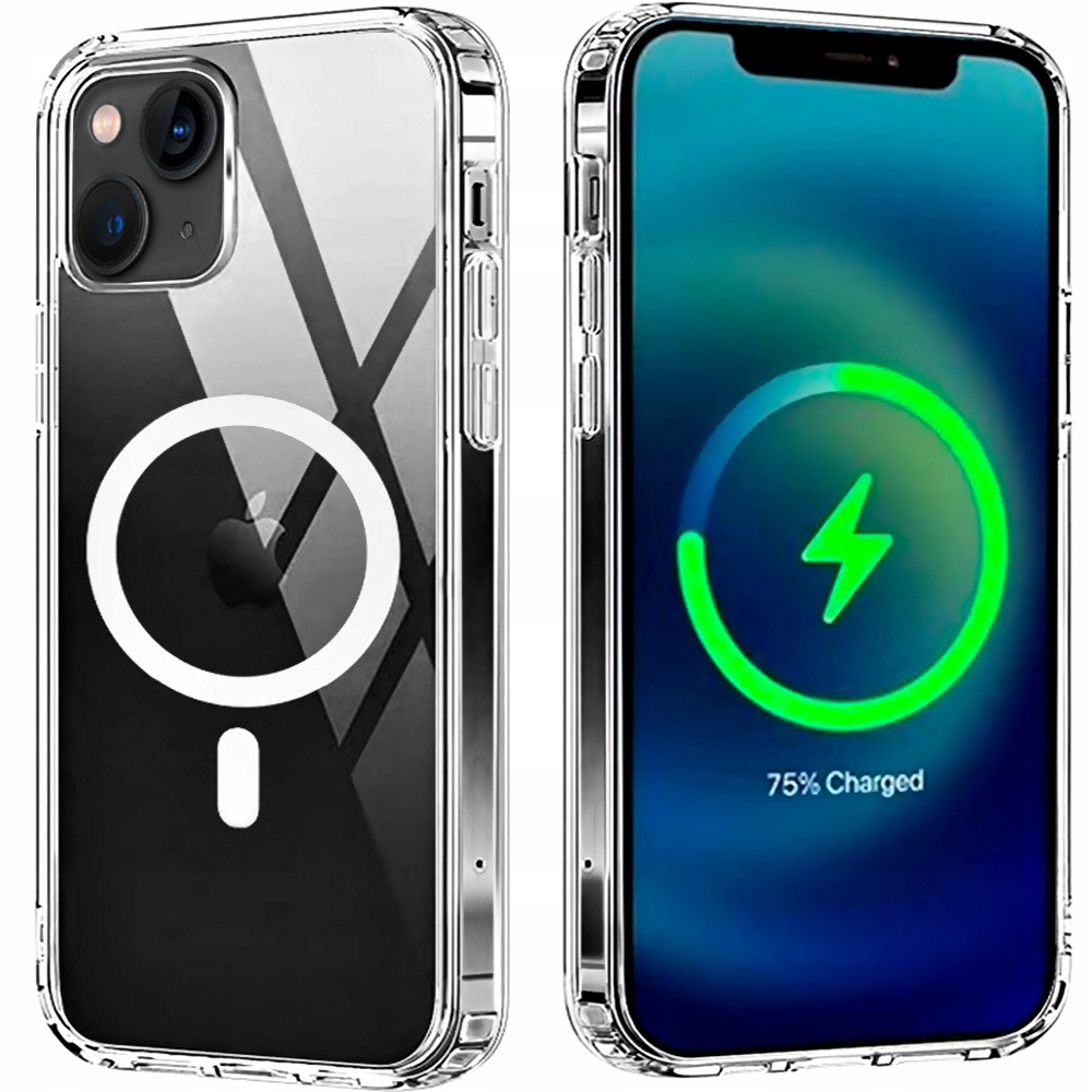 

Etui do iPHONE 13 14 Magsafe Hybrid Shock |+szkło