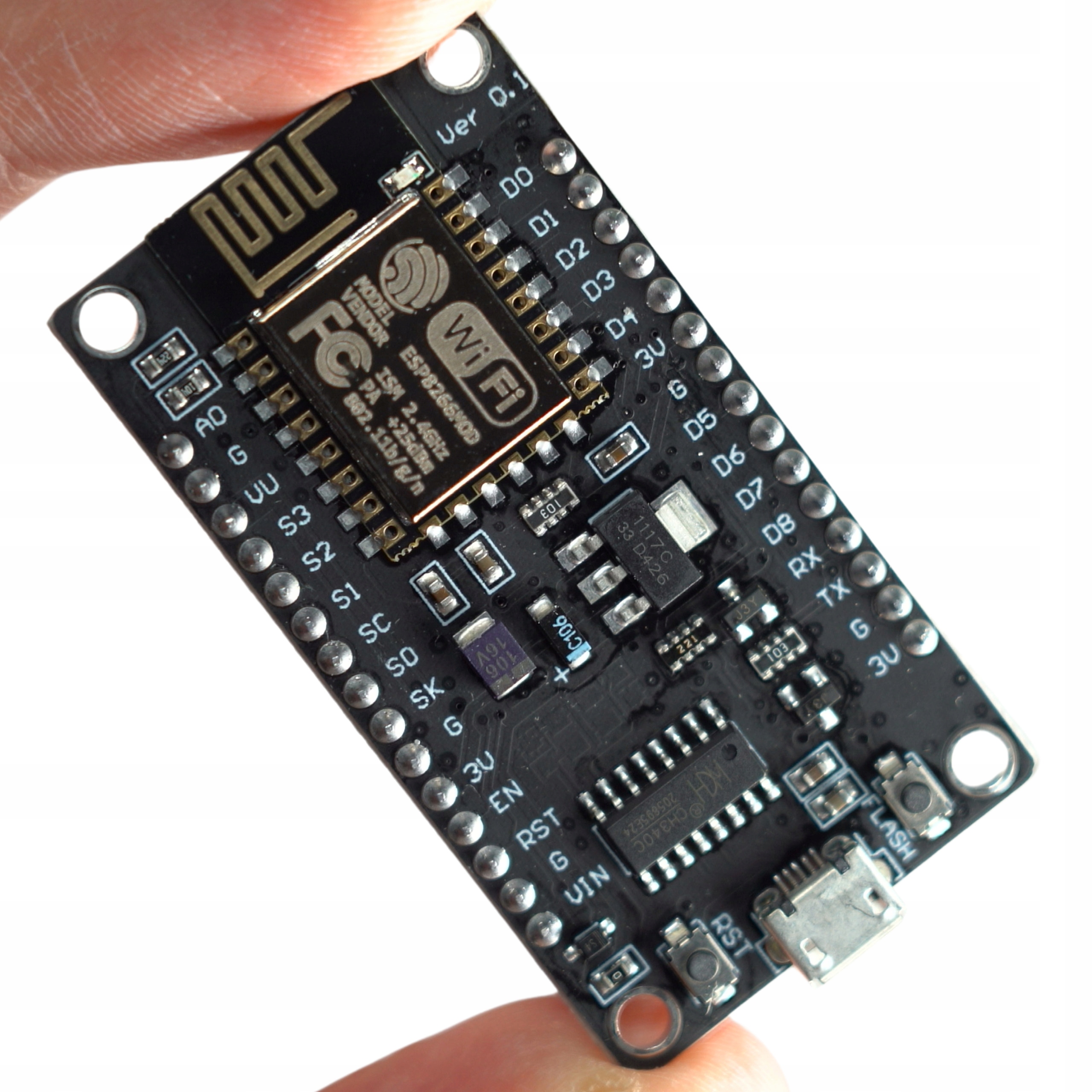 Mikrokomputer Mikrobot moduł WIFI ESP8266 + NodeMCU V3 Arduino WIFI IoT