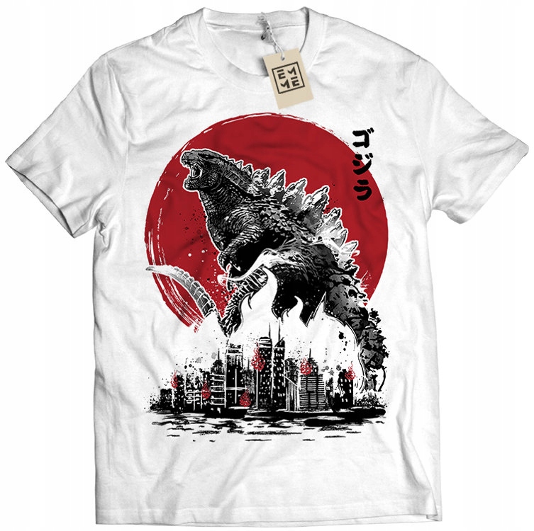 

Koszulka Z Nadrukiem Tokio Godzilla King Kong M