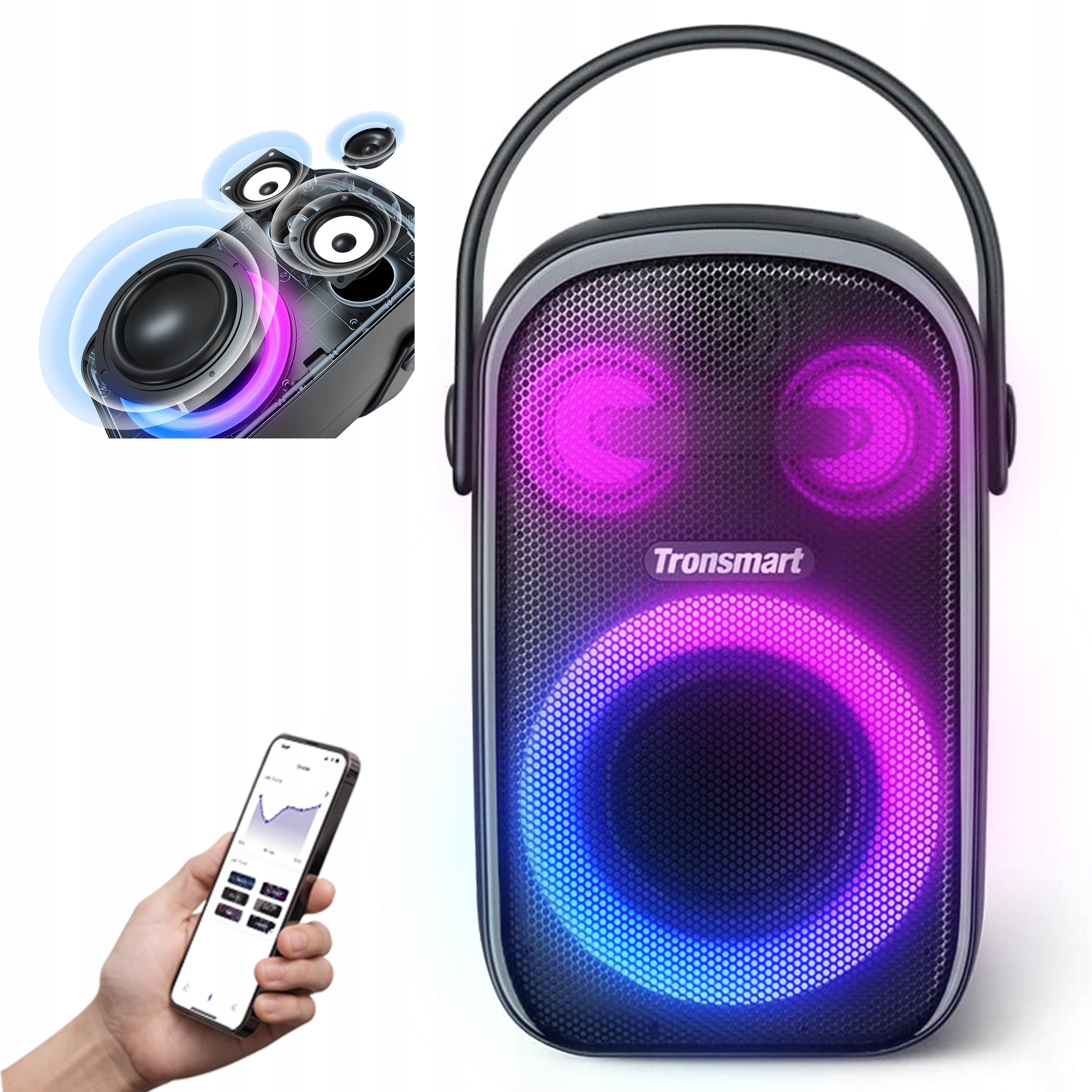 

Przenośny Party Głośnik bezprzewodowy Bluetooth60W