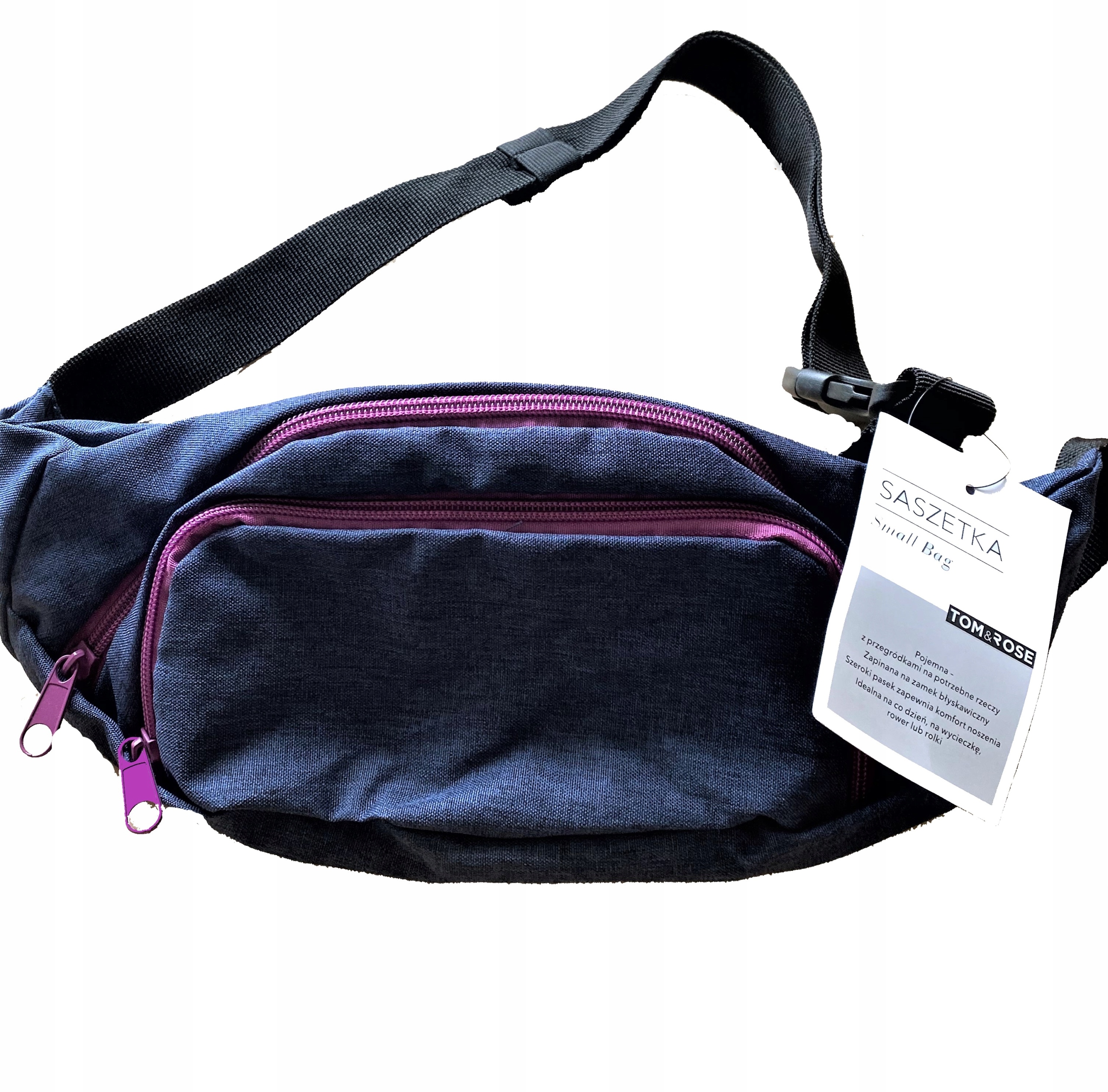 

Nerka saszetka lekka biodrówka z paskiem 30x15 cm
