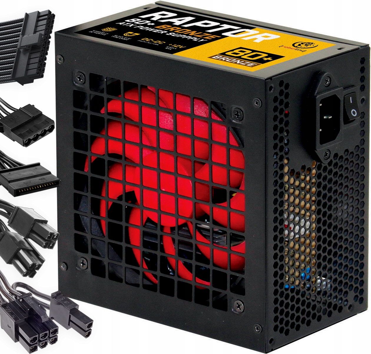 Zasilacz komputerowy 500W 80 Plus Bronze Atx 2x Pci-e 120 mm A-pfc gaming