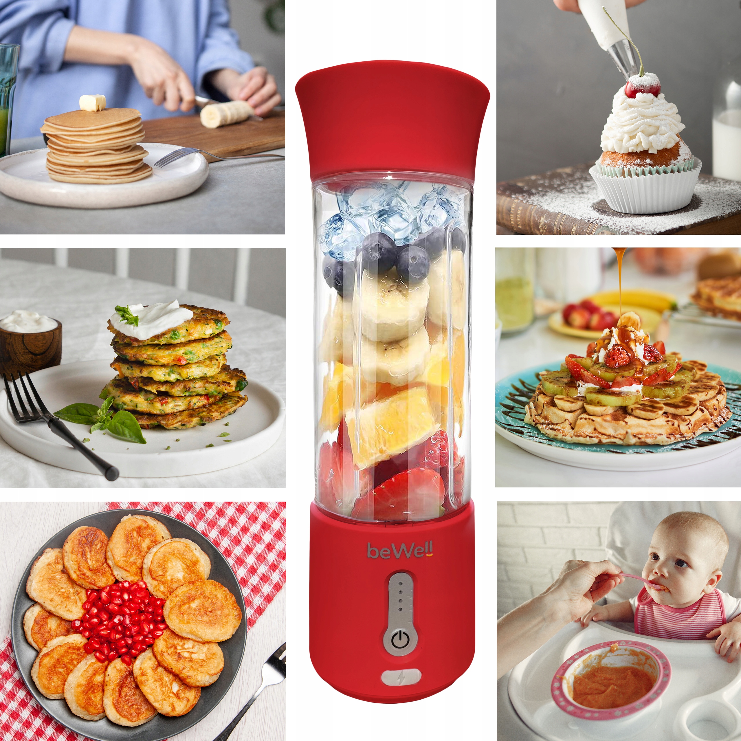 KUVINGS REVO830 Wyciskarka wolnoobrotowa do soków z owoców i warzyw biała Stan opakowania oryginalne