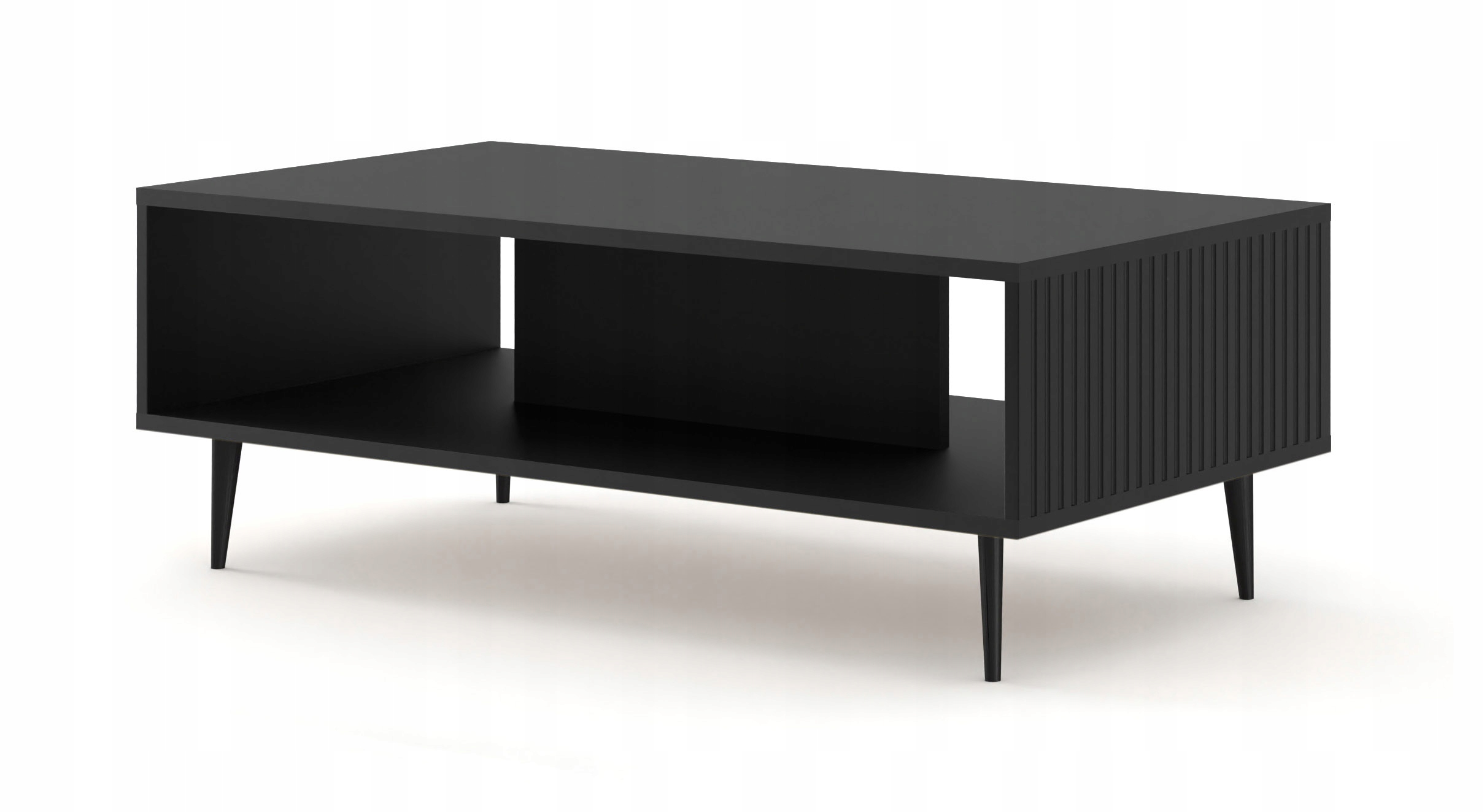 

Stolik kawowy Ravenna B 90x60 frez czarny mat szpi